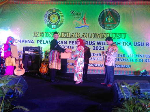 Pengurus IKA USU Wilayah Riau Periode 2017-2021 Resmi Dilantik